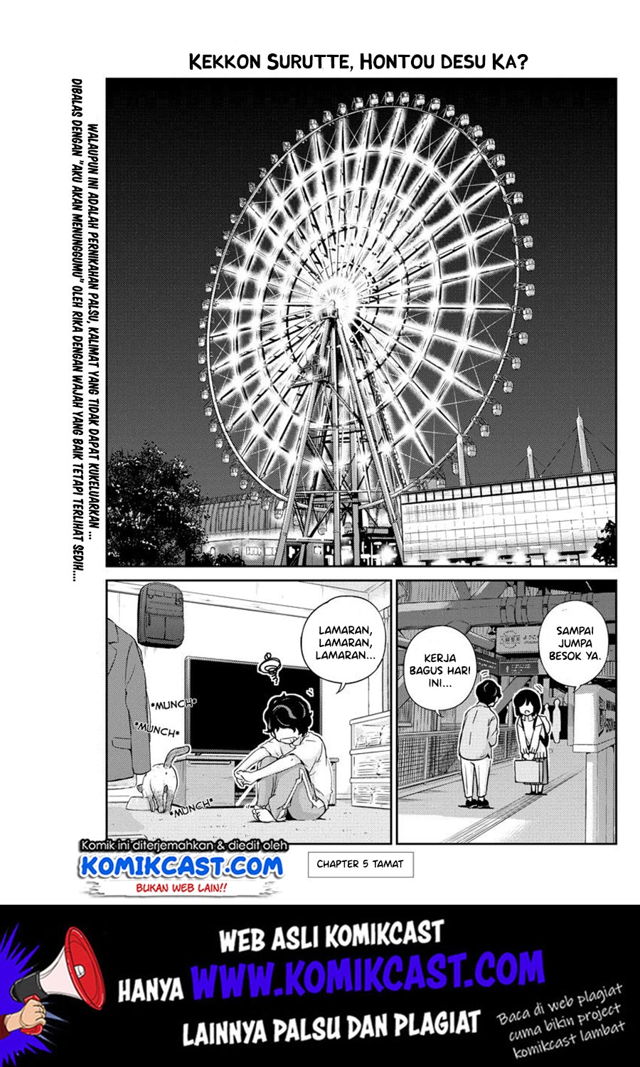 Kekkon Surutte, Hontou Desu ka? Chapter 05 Gambar 18